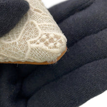 将图像加载到图库查看器中,Dior Slingback Pumps Off-white Leather Canvas Size 39