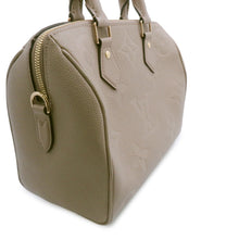 将图像加载到图库查看器中,LOUIS VUITTON Speedy Bandouliere TourterelleM59273 Monogram Empreinte Leather Size 25