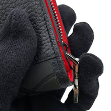 将图像加载到图库查看器中,Christian Louboutin Paloma Bifold Wallet Long Clothes Black/Red3195086 Leather/Rubber