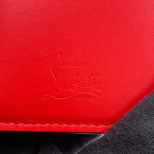 将图像加载到图库查看器中,Christian Louboutin Paloma Bifold Wallet Long Clothes Black/Red3195086 Leather/Rubber