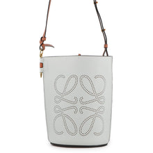 Load image into Gallery viewer, LOEWE Anagram Gate Bucket Shoulder Bag Light Blue/Brown309.22BZ57 Leather