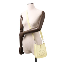 将图像加载到图库查看器中,HERMES Evelyne Long Amazon Jaune Milton Taurillon Clemence Size TPM