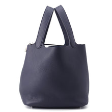 将图像加载到图库查看器中,HERMES Picotin Lock Blue Nuit Taurillon Clemence Size MM