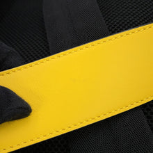 将图像加载到图库查看器中,FENDI Strike Pecan Backpack Black/Yellow7VZ056 Nylon Leather Size Large