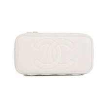 将图像加载到图库查看器中,CHANEL Matelasse Vanity Trump Chainshoulder Bag WhiteAP3079 Caviar Leather