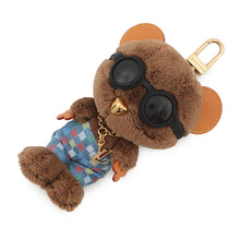 将图像加载到图库查看器中,LOUIS VUITTON Bag Charm・LV Louis Bear Brown/BlueM03178 Fake fur