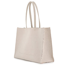 将图像加载到图库查看器中,Givenchy Logo tote bag IvoryBB50U5B1TS257 Canvas Size Large