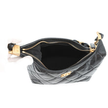 Load image into Gallery viewer, CHANEL Hobo Bag BlackAS4922 Shiny Lambskin Size Small