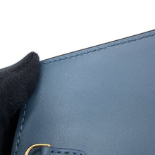 Load image into Gallery viewer, FENDI Zucca Pattern F is FENDI Chain Long Wallet Blue8M0365 Leather