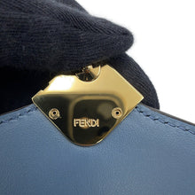 Load image into Gallery viewer, FENDI Zucca Pattern F is FENDI Chain Long Wallet Blue8M0365 Leather