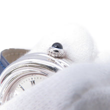 将图像加载到图库查看器中,CARTIER Mast Trinity W27mm SV925 Leather Silver DialW1014945