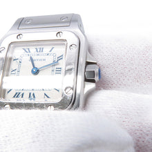 Load image into Gallery viewer, CARTIER Santos Galve SM W24mm×H34mm Stainless Steel White DialW20017D6