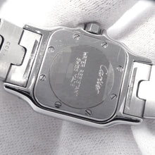 将图像加载到图库查看器中,CARTIER Santos Galve SM W24mm×H34mm Stainless Steel White DialW20017D6