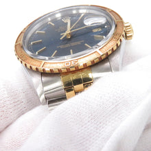 将图像加载到图库查看器中,ROLEX Datejust Thunderbird W36mm Stainless Steel K18YG Blue Dial16253