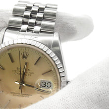 将图像加载到图库查看器中,ROLEX Datejust W36mm Stainless Steel Silver Dial16220