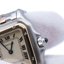 将图像加载到图库查看器中,CARTIER PANTHERESM 1 Row H29.2mm×W21.6mm Stainless Steel K18YG Ivory Dial84038241