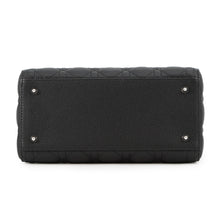 将图像加载到图库查看器中,Dior Cannage Lady Dior 2WAY Handbag BlackM0565PWRT_M900 Grained CalfLeather Size Medium