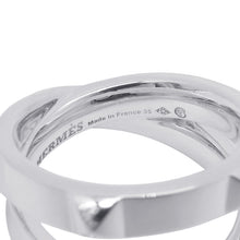 Load image into Gallery viewer, HERMES Crew Do H Ring Size 55/#15 SV925