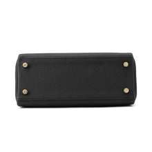 将图像加载到图库查看器中,HERMES Kelly Retourne Black Togo Leather Size 25