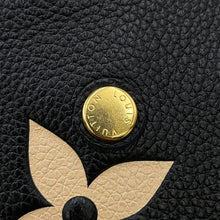 将图像加载到图库查看器中,LOUIS VUITTON Montaigne Noir/BeigeM45778 Monogram Empreinte Leather Size BB