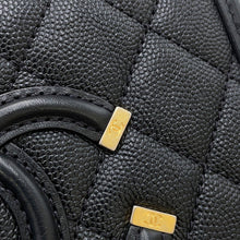 Load image into Gallery viewer, CHANEL CCFiligree Small Vanity Bag BlackA93342 Caviar Leather