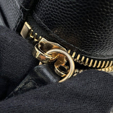 将图像加载到图库查看器中,CHANEL CCFiligree Small Vanity Bag BlackA93342 Caviar Leather