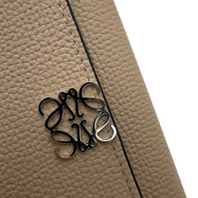 Load image into Gallery viewer, LOEWE Anagram Continental Wallet SandC821ACWX01 Pebble Grain Calf Leather