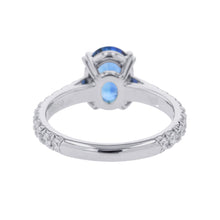 Load image into Gallery viewer, HARRY WINSTON Oval Shape Sapphire Ring Size Approximately No. 7RGSPOV010BRL Pt950