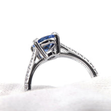 Load image into Gallery viewer, HARRY WINSTON Oval Shape Sapphire Ring Size Approximately No. 7RGSPOV010BRL Pt950