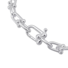 将图像加载到图库查看器中,TIFFANY&Co. Hardware Link Bracelet Size Small60153084 SV925