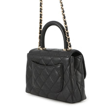 将图像加载到图库查看器中,CHANEL Matelasse Coco Handle 2WAYHandbag BlackAP4244 Caviar Leather Size Mini mini