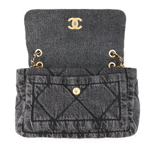 将图像加载到图库查看器中,CHANEL Matelasse Flap Bag BlackAS5737 Washed Denim