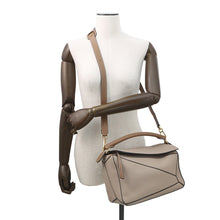 将图像加载到图库查看器中,LOEWE Puzzle bag SAND/MILK322.12KBS20 Calf Leather Size Medium