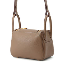 Load image into Gallery viewer, HERMES Lindy Etoupe Taurillon Clemence Size Mini