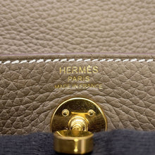 Load image into Gallery viewer, HERMES Lindy Etoupe Taurillon Clemence Size Mini