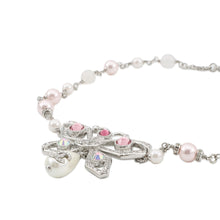 将图像加载到图库查看器中,CHANEL Métiers d'Art Collection Butterfly Choker SilverABG135 Metal Rhinestone Faux Pearl