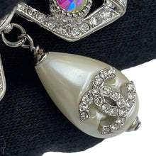 将图像加载到图库查看器中,CHANEL Métiers d'Art Collection Butterfly Choker SilverABG135 Metal Rhinestone Faux Pearl