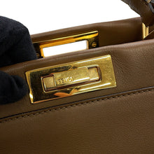 Load image into Gallery viewer, FENDI Peekaboo Selleria Brown8BN290 Leather Size regular