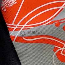 Load image into Gallery viewer, HERMES Twilly EX-LIBRIS Grease/Orange/Rose Bonbon Silk100%