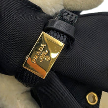 Load image into Gallery viewer, PRADA Teddy Keychain Black/Ivory1TO050 Nylon