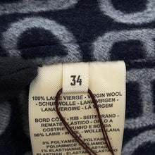 将图像加载到图库查看器中,HERMES Chaine d'Ancre Jacket Size 34 Navy5E0176DE Wool 100%