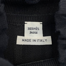 将图像加载到图库查看器中,HERMES Knit Size 36 Black4H2669DT Rayon60% Wool 25% Nylon13% Polypropylene1% Polyurethane1%