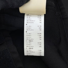 Load image into Gallery viewer, HERMES Knit Size 36 Black4H2669DT Rayon60% Wool 25% Nylon13% Polypropylene1% Polyurethane1%