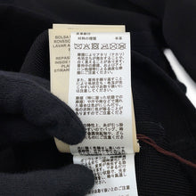 Load image into Gallery viewer, HERMES Knit Size 36 Black4H2669DT Rayon60% Wool 25% Nylon13% Polypropylene1% Polyurethane1%