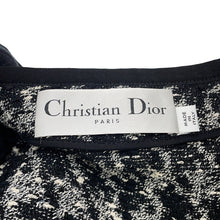 将图像加载到图库查看器中,Dior Cropped Houndstooth Collarless Jacket Size 36 Black/White421V58A7796 Cotton54% Acryl27% Nylon19%