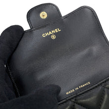 将图像加载到图库查看器中,CHANEL Top Handle Flap Coin Purse BlackAP2200 Lambskin