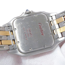 将图像加载到图库查看器中,CARTIER PANTHEREMM 2 Row W26.5mm × H26.8mm Stainless Steel K18YG Ivory DialW25028B6