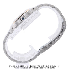 将图像加载到图库查看器中,CARTIER Santos Galve LM H41.2mm×W29.1mm Stainless Steel K18YG Ivory Dial