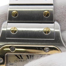将图像加载到图库查看器中,CARTIER Santos Galve LM H41.2mm×W29.1mm Stainless Steel K18YG Ivory Dial