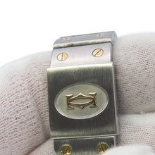 将图像加载到图库查看器中,CARTIER Santos Galve LM H41.2mm×W29.1mm Stainless Steel K18YG Ivory Dial